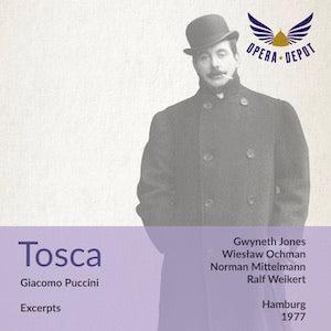 Puccini: Tosca (Excerpts) - Jones, Ochman, Mittelmann; Weikert. Hamburg, 1977 For Sale