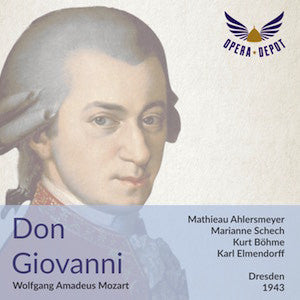 Mozart: Don Giovanni (In German) - Ahlersmeyer, Schech, Böhme, Hopf, Frick, Teschenmacher; Elmendorff. Dresden, 1943 Cheap Free Shipping