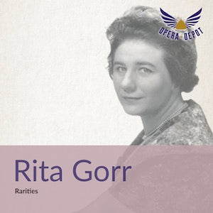 Compilation: Rita Gorr - Rarities - Excerpts from Les Troyens, Tristan, Werther as well as Mahler cycles. Free Shipping High Quality