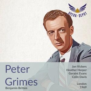 Britten: Peter Grimes - Vickers, Harper, Evans, Bainbridge, Watts, Barstow, Bryn-Jones; Davis.  London, 1969 Sale Finishline