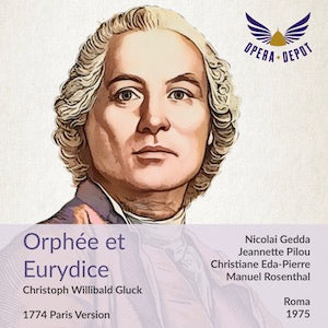 Gluck: Orfeo ed Euridice (In French) - Gedda, Pilou, Eda-Pierre; Rosenthal.  Roma, 1975 Cheap Real Authentic