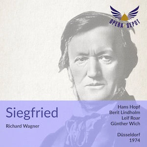 Wagner: Siegfried - Hopf, Lindholm, Roar, Pampuch; Wich. Düsseldorf, 1974 2025 Unisex For Sale