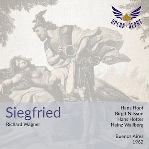 Wagner: Siegfried - Hopf, Nilsson, Hotter, Boese; Wallberg. Buenos Aires, 1962 Shipping Discount Authentic