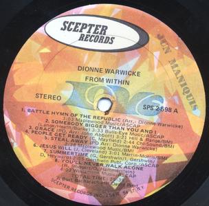 Dionne Warwicke* - From Within (2xLP, Album) Clearance Marketable