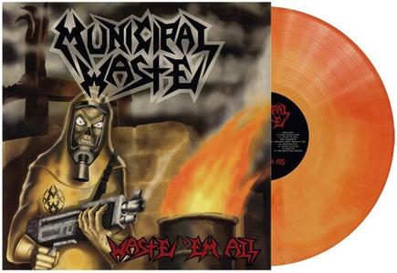 Municipal Waste - Waste 'em All Orange Swirl LP Clearance Online Online