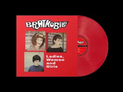 Bratmobile - Ladies, Women, and Girls Red Vinyl Shipping Discount Authentic