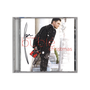 Michael Buble Autographed Christmas CD Free Shipping Good Selling