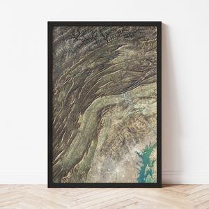 The Appalachian Bend - Satellite Imagery Cheap Sale Tumblr
