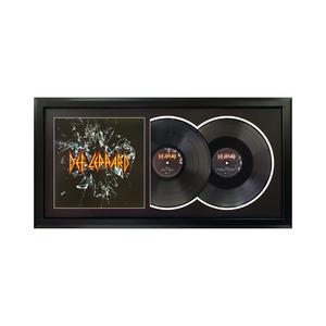 Def Leppard "Def Leppard" Genuine Double Vinyl Record & Cover Professionally Framed 17.5" x 34.5" Display with a Black Mat Official Site Cheap Online