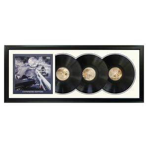 Eminem - The Slim Shady LP - Expanded Version Genuine Triple Vinyl Records & Cover Professionally Framed 17.5" x 42.5" Wall Display with a White Mat Cheap Sale Now