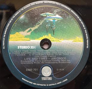 Jim Croce - Life And Times Free Shipping Best Store To Get
