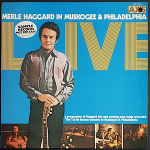 Haggard, Merle - Live (In Muskogee & Philadelphia) 2025 New For Sale