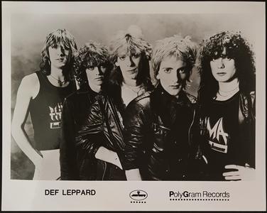 Def Leppard - Mercury / PolyGram Records Photo Sale Visa Payment