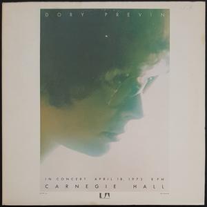 Dory Previn - Live At Carnegie Hall Clearance Marketable