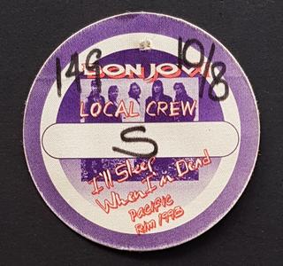 Bon Jovi - I'll Sleep When I'm Dead Pacific Rim 1993 Hot Sale Online