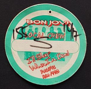 Bon Jovi - I'll Sleep When I'm Dead Pacific Rim 1993 For Sale Finishline