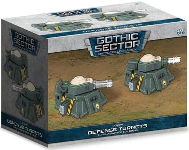 Battlefield in a Box Gothic Sector Legion Defense Turrets Free Shipping Comfortable