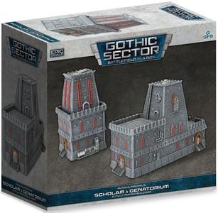 Battlefield in a Box Gothic Sector Mundus Imperialis Scholam & Genatorium Big Discount Online