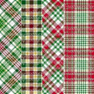 Christmas Plaids Group 2 Cheap Best