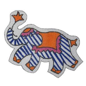 Mini Elephant - Peri Stripes w/Orange & Pink Cheap For Nice