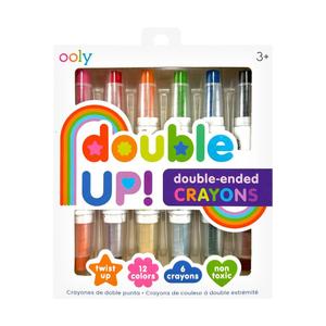 Double Up! Double-Ended Crayons (Set of 6 / 12 Colours) Sale With Mastercard
