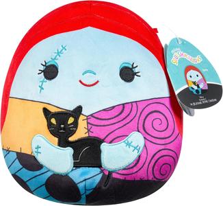 Squishmallows Disney The Nightmare Before Christmas Sally with Black Cat 8" Plush View Cheap Online