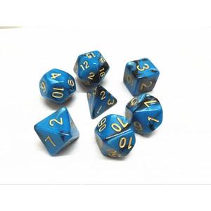 Blended 7 Dice Set with Bag Buy Cheap Low Cost