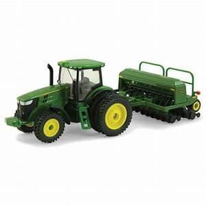 Big Farm 1:64 John Deere  7215R Tractor and Grain Drill Fashionable Online