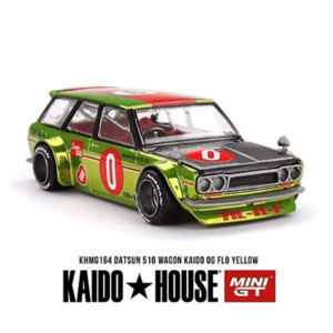 *Pre-Order* Kaido House x Mini GT - Datsun KAIDO 510 Wagon OG Flo – Chrome Yellow *Sealed, Possibility of a Chase* Clearance Cheap Real