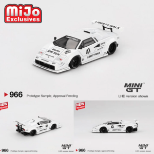 *Pre-Order* Mini GT - Lamborghini Countach LB-WORKS – White – 2024 Tokyo Auto Salon Sale Cheap Online