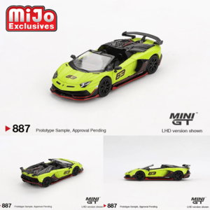 *Pre-Order* Mini GT - Lamborghini Aventador SVJ 63 Roadster – Verde Shock Discounts