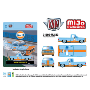 *Pre-Order* M2 Machines - 1979 GMC Sierra Classic 15 Custom GULF – Blue Sale Shop
