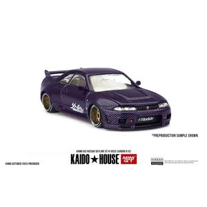 *Pre-Order* Kaido House x Mini GT - Nissan Skyline GT-R (R33) Active Carbon R V2 – Purple Carbon *Sealed, Possibility of a Chase* Cheap Sale Footaction