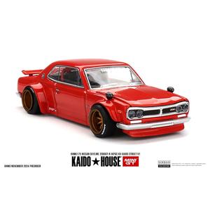 *Pre-Order* Kaido House x Mini GT - Nissan Skyline 2000GT-R (KPGC10) Kaido Street V1 - Red *Sealed, Possibility of a Chase* Cheap Sale Manchester