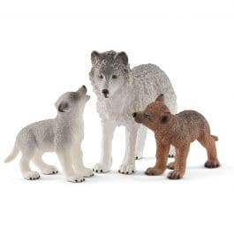 Mother Wolf With Pups Cheap Excellent