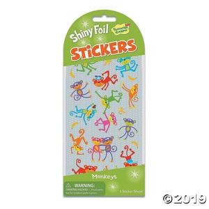 Monkeys Foil Sticker Pack Cheap Sale Buy