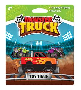 Monster Truck Wood Toy Train Pay With Paypal Online