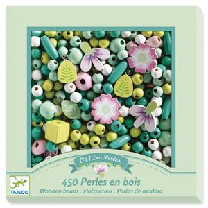 Djeco Jewellery - Wooden Beads Leaves and Flowers Many Kinds Of Cheap Pice