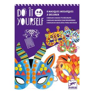 Djeco DIY Mosaics Masks - Jungle Animals Reliable Online