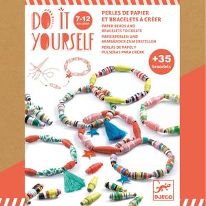 Djeco DIY-  Paper Beads and Bracelets to Create Pop and Colourful Outlet Finishline