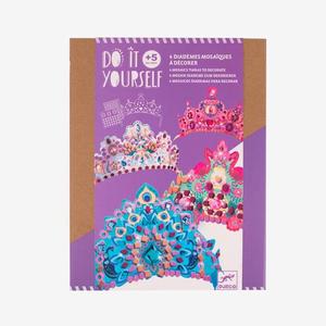 Djeco DIY Mosaic Tiaras - Like a Princess Cheap Pice