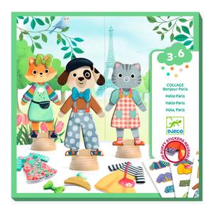 Djeco Collages - Bonjour Paris Clearance 100% Guaranteed