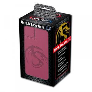 BCW Leatherette Deck Locker LX holds 80 Collectible Gaming Cards plus Dice Cheap Sale Supply