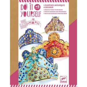Djeco DIY  Mosaics Tiaras to Decorate Enchantresses Sale Wide Range Of