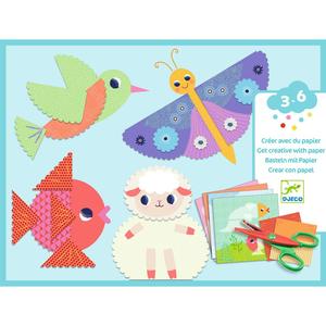Djeco Collages Crinkle Cutting Free Shipping 2025 New