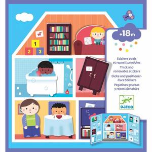 Djeco Arts & Crafts - Stickers House Shop Offer Cheap Online