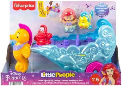 Disney Princess - Carrozza Marina Luminosa di Ariel, playset con Carrozza a Spinta e Personaggi Ariel e Flounder Cheap Sale Professional