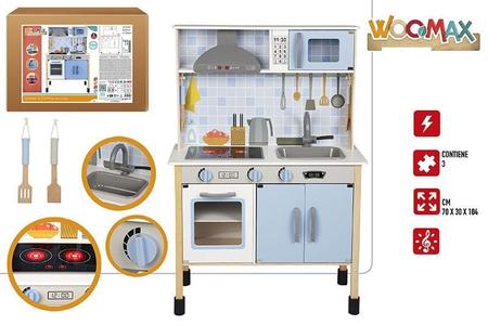 Cucina in Legno per Bambini con Luci e Suoni, altezza 104 cm Footlocker For Sale