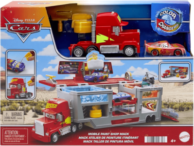 Disney Cars Camion Mack, playset Cambia Colore con Saetta Mc Queen Cheap Pice Top Quality