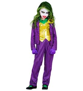 Costume Joker Bambina Taglie da 5 a 13 Anni Free Shipping Clearance